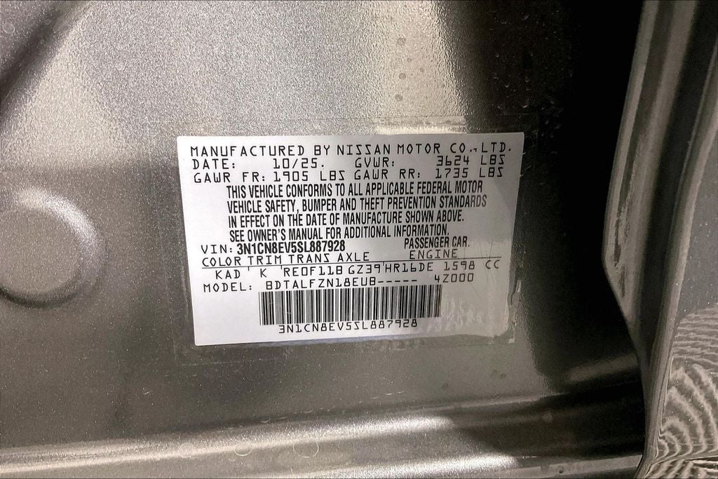 2025 Nissan Versa SV