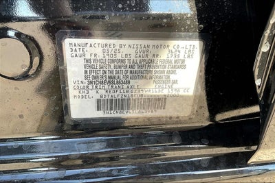 2025 Nissan Versa SV