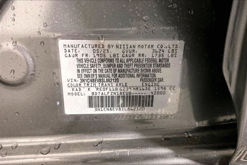 2025 Nissan Versa 1.6 SV