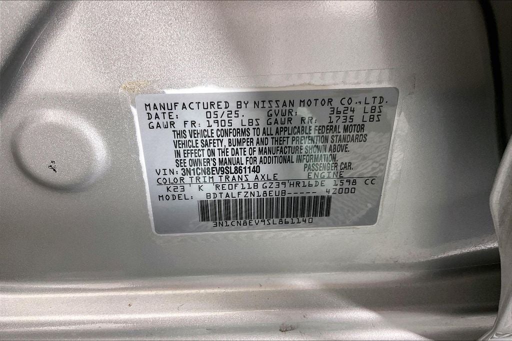 2025 Nissan Versa SV