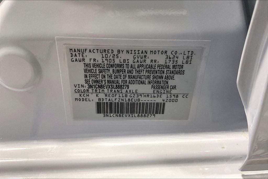 2025 Nissan Versa SV