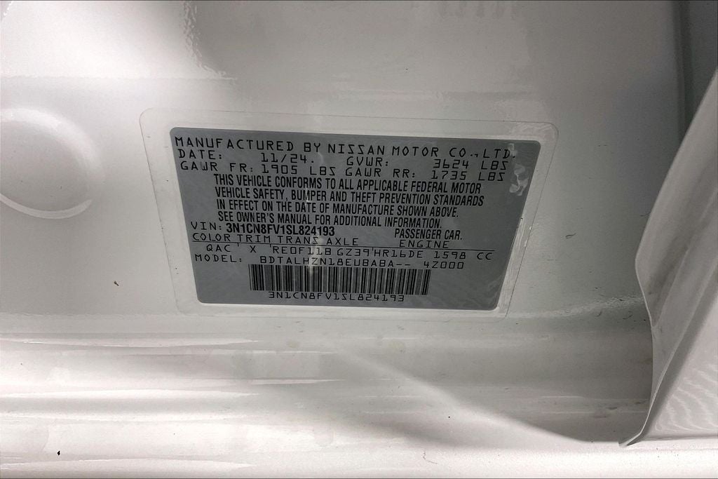 2025 Nissan Versa 1.6 SR