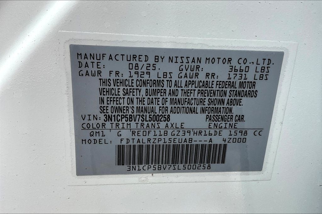 2025 Nissan Kicks Play S