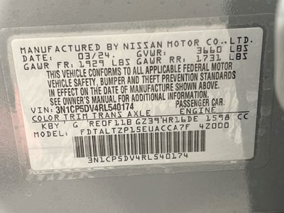 2024 Nissan Kicks SR