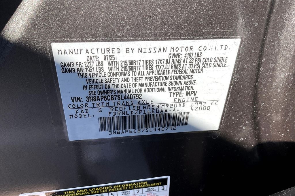 2025 Nissan Kicks SV