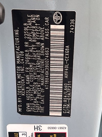 2009 Toyota Camry Hybrid Base
