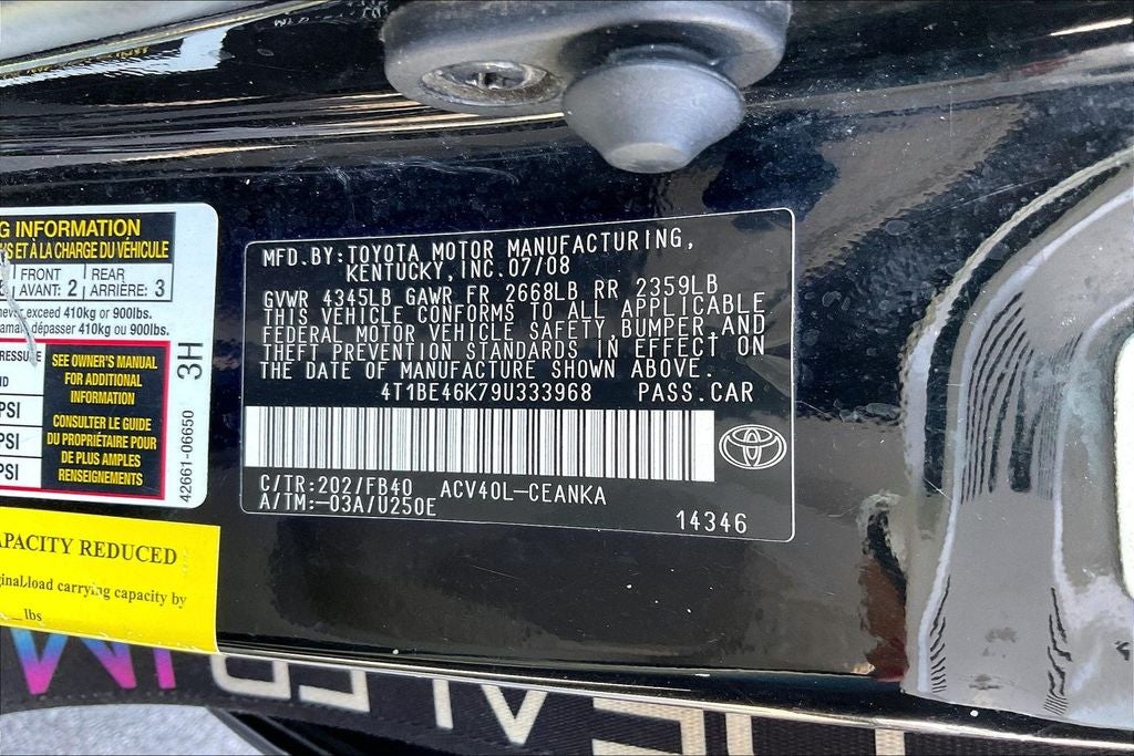 2009 Toyota Camry SE