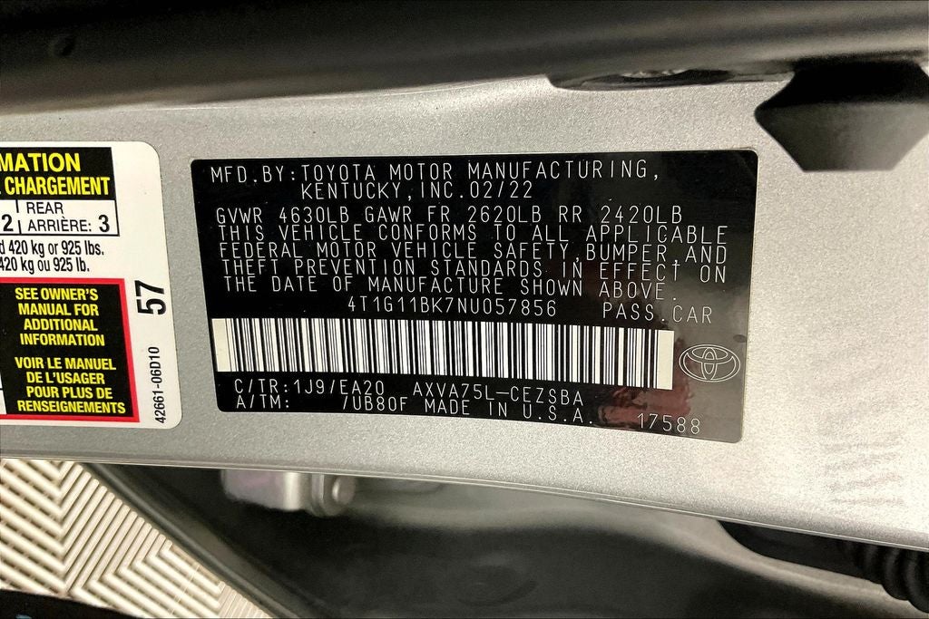 2022 Toyota Camry SE