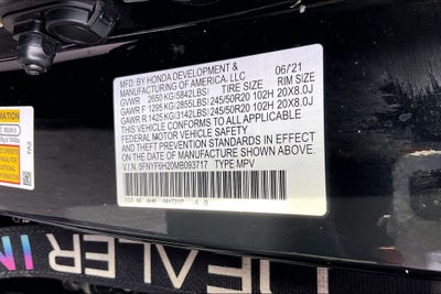2021 Honda Pilot Special Edition