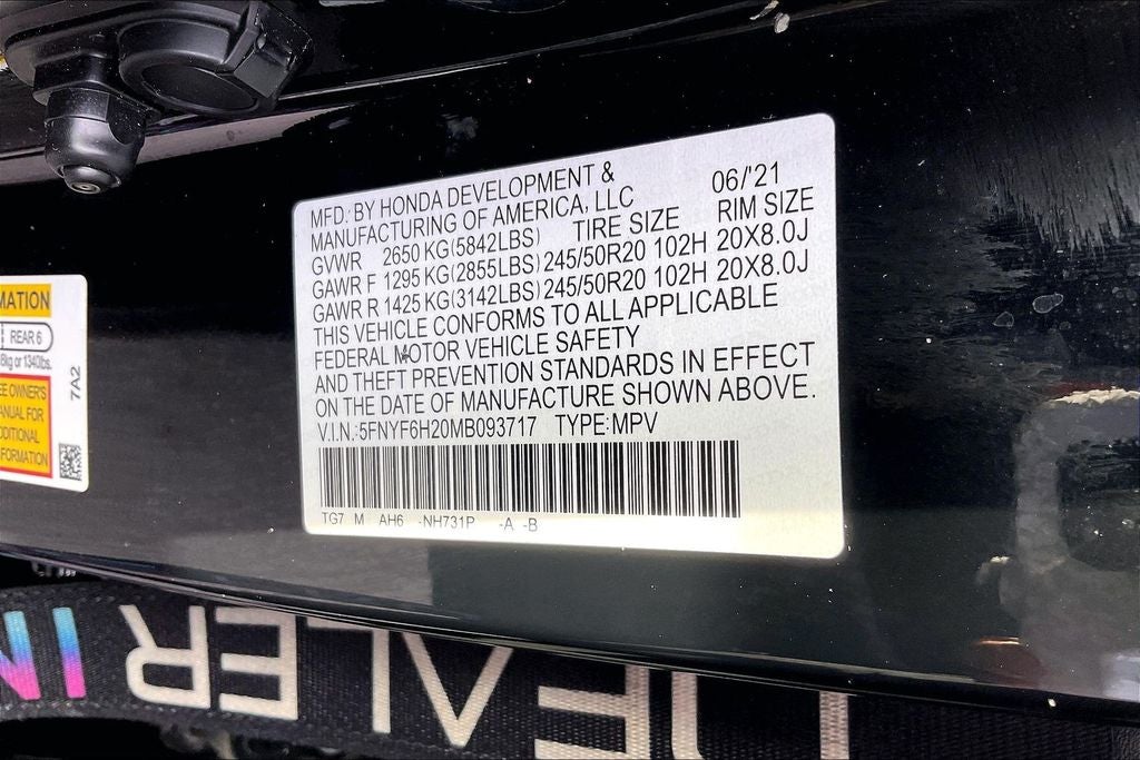 2021 Honda Pilot Special Edition