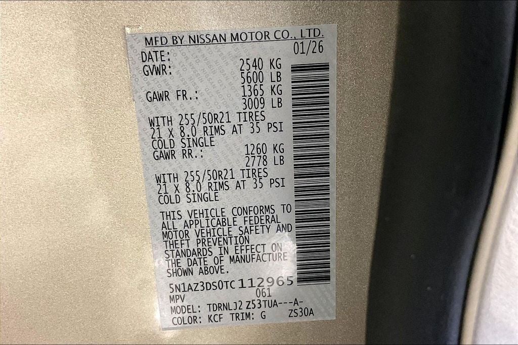 2026 Nissan Murano Platinum