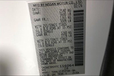 2026 Nissan Murano Platinum