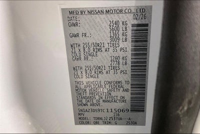 2026 Nissan Murano Platinum