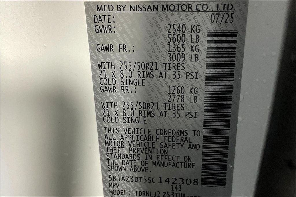 2025 Nissan Murano Platinum