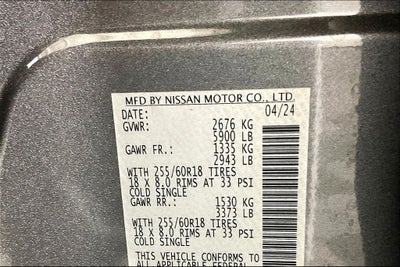 2024 Nissan Pathfinder SV