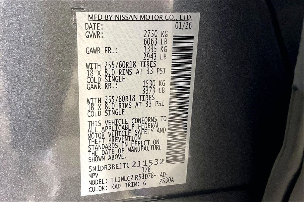 2026 Nissan Pathfinder SV