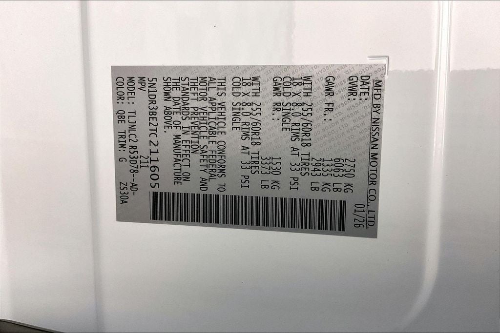 2026 Nissan Pathfinder SV