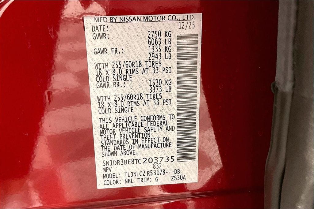 2026 Nissan Pathfinder SV