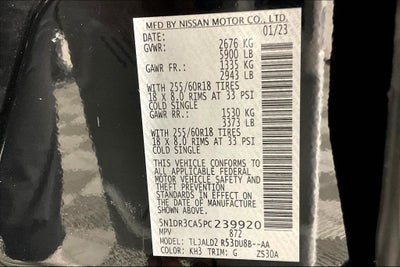 2023 Nissan Pathfinder SL