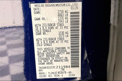 2026 Nissan Pathfinder SL