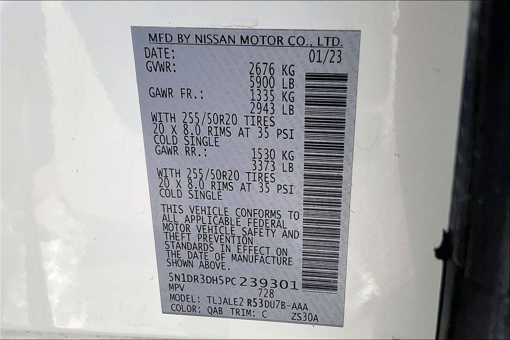 2023 Nissan Pathfinder Platinum