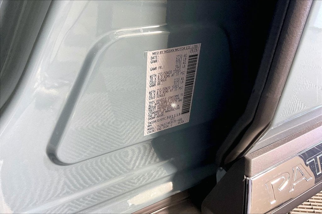 2026 Nissan Pathfinder Platinum