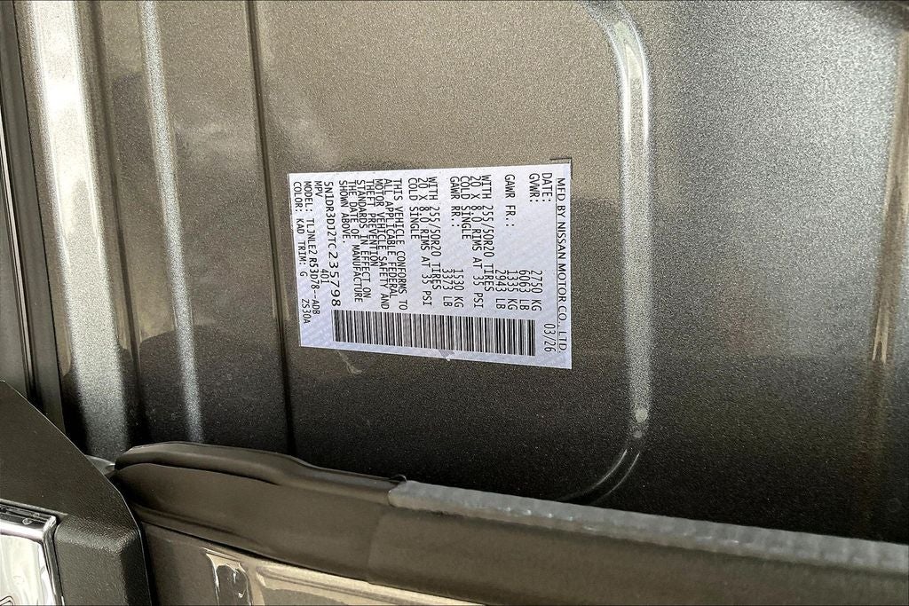 2026 Nissan Pathfinder Platinum