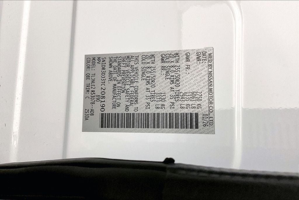 2026 Nissan Pathfinder Platinum