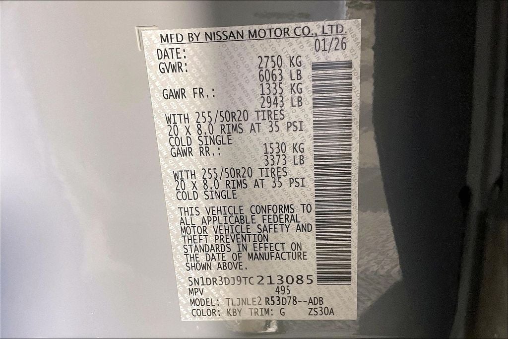 2026 Nissan Pathfinder Platinum