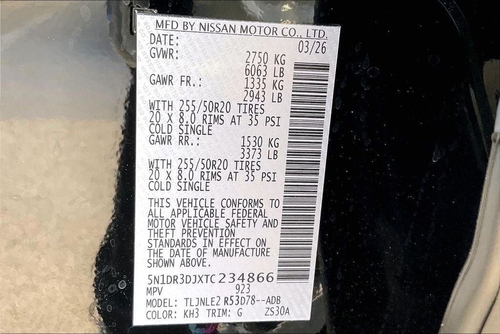 2026 Nissan Pathfinder Platinum