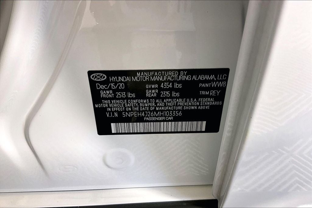 2021 Hyundai Sonata Limited