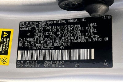 2011 Toyota Highlander Limited