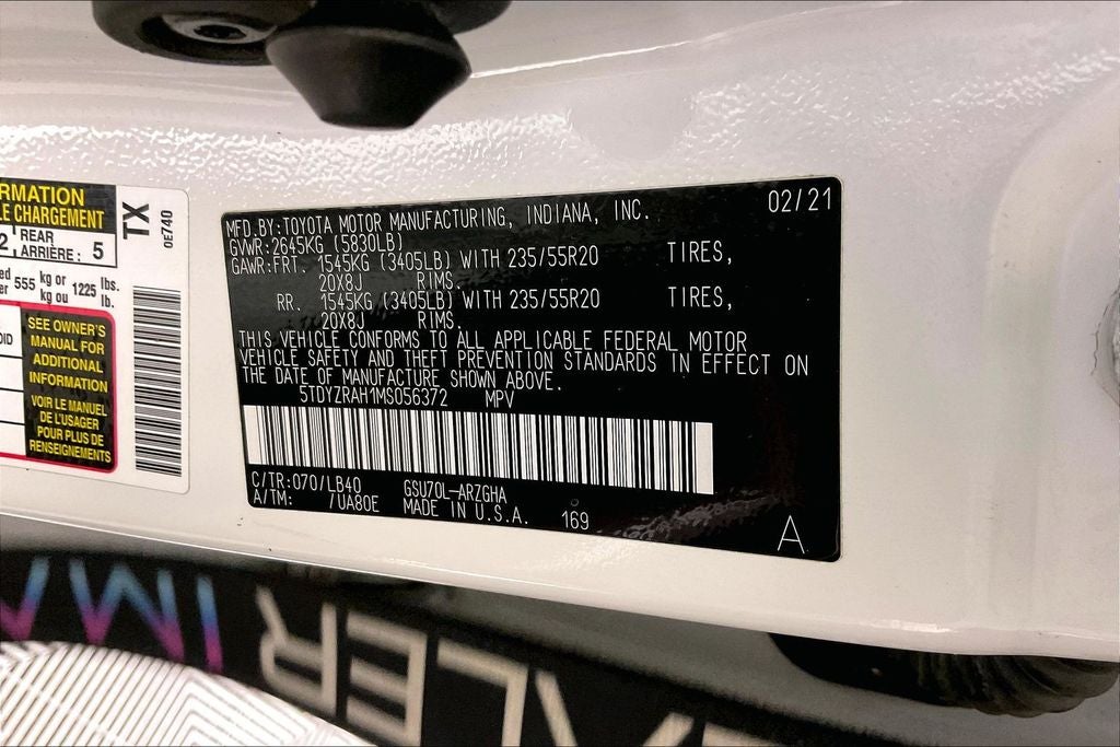 2021 Toyota Highlander Limited