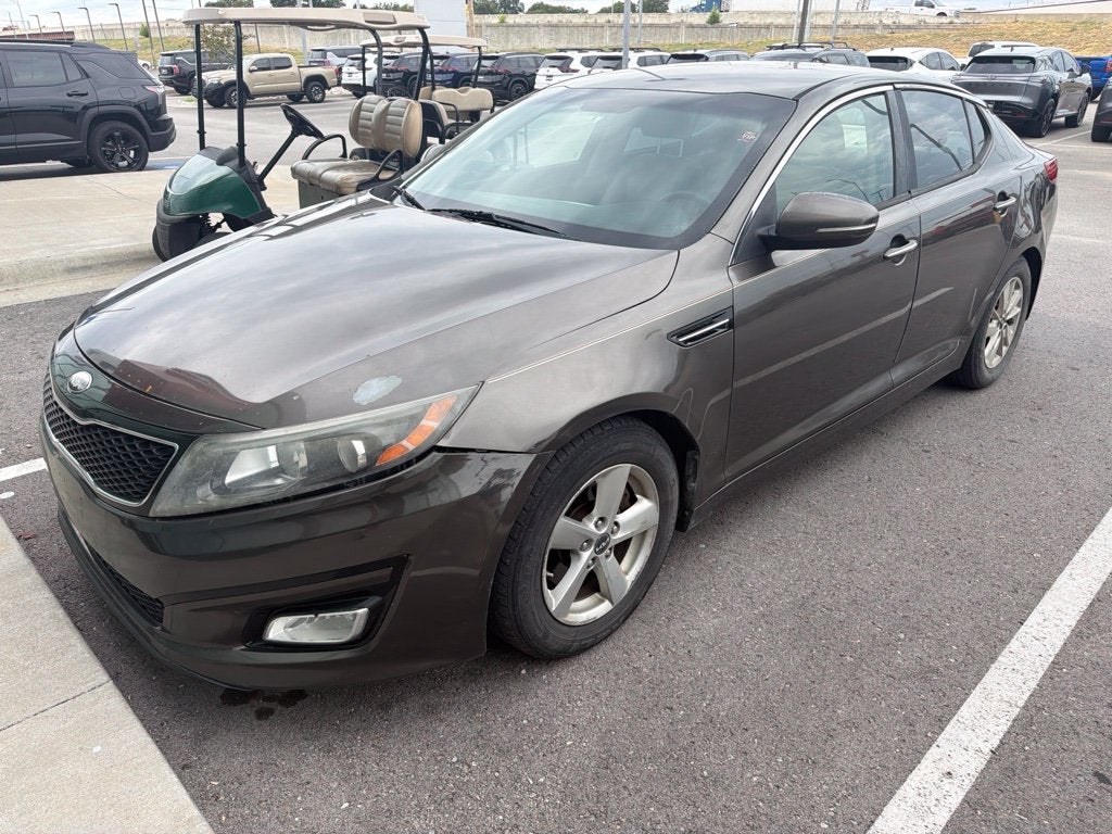 Used 2014 Kia Optima LX with VIN 5XXGM4A77EG346428 for sale in Tulsa, OK