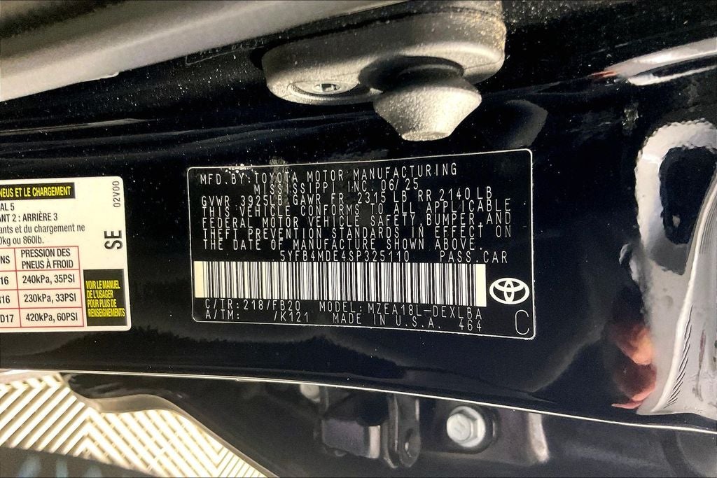 2025 Toyota Corolla LE