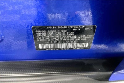 2023 Subaru WRX Limited