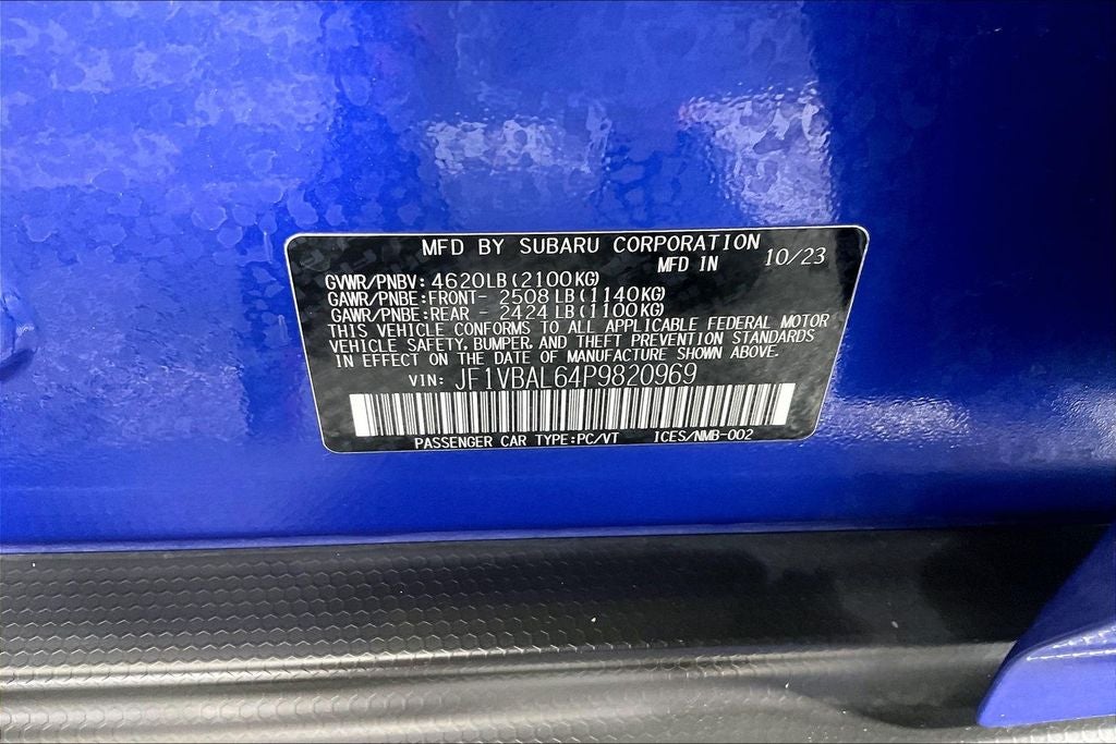 2023 Subaru WRX Limited