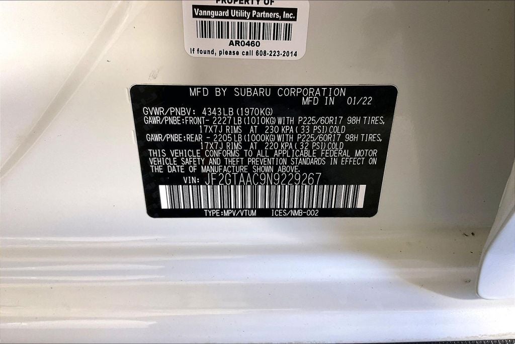 2022 Subaru Crosstrek Base