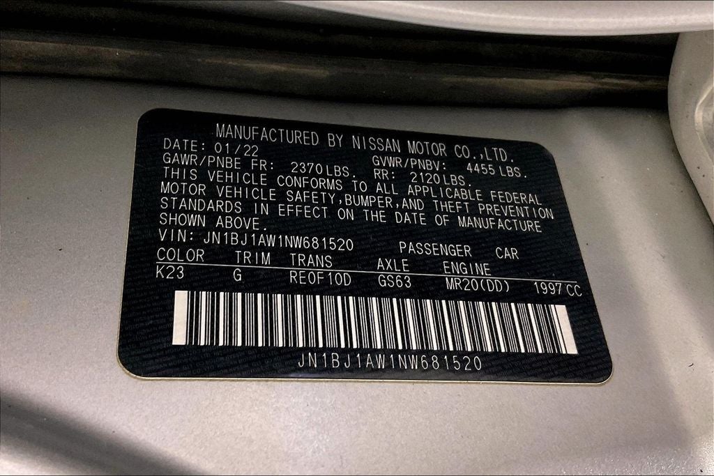 2022 Nissan Rogue Sport S