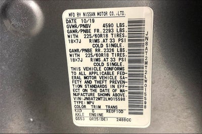 2020 Nissan Rogue SV