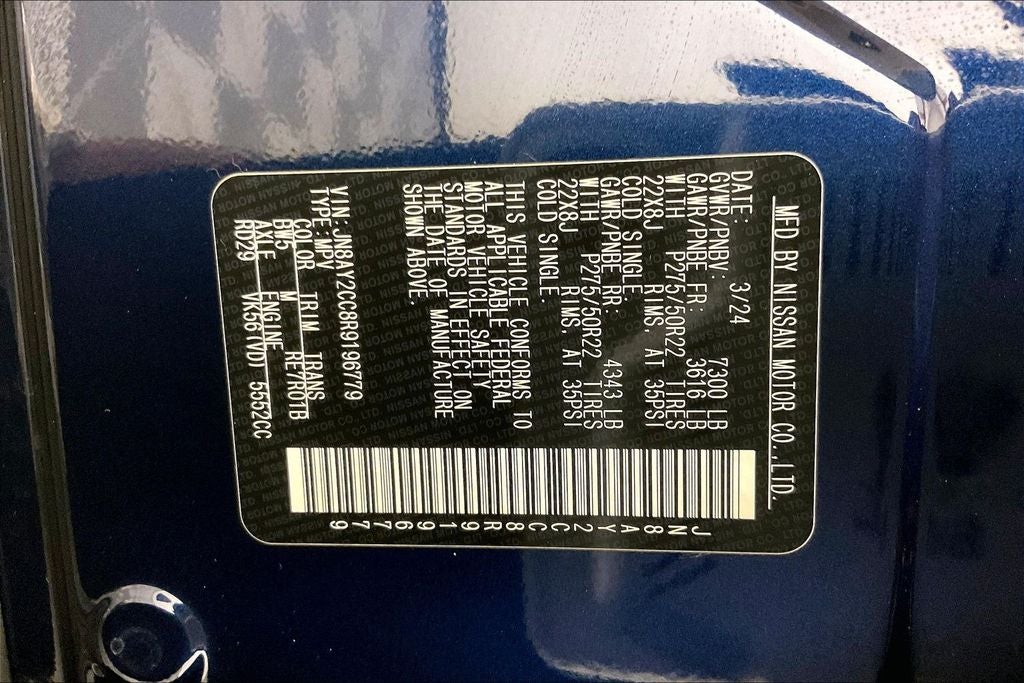 2024 Nissan Armada Platinum