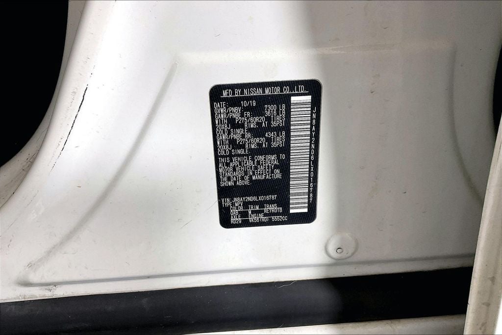 2020 Nissan Armada SL