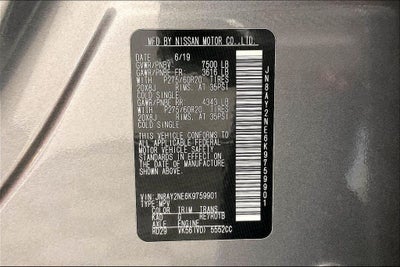2019 Nissan Armada Platinum