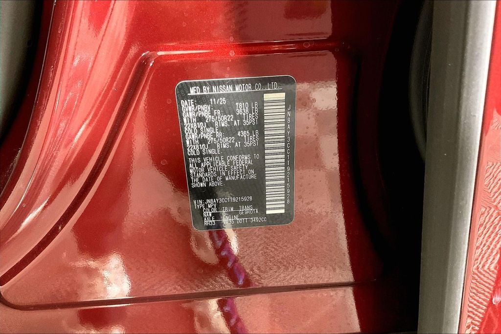 2026 Nissan Armada Platinum Reserve