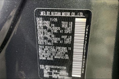 2026 Nissan Armada Platinum