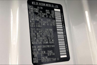 2026 Nissan Rogue Dark Armor™