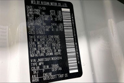 2026 Nissan Rogue Platinum