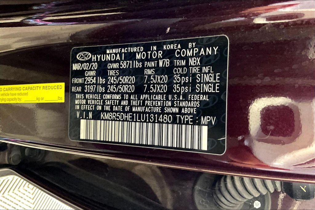 2020 Hyundai Palisade Limited