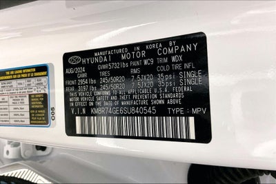 2025 Hyundai Palisade Calligraphy