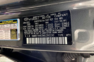 2021 Hyundai Palisade Calligraphy